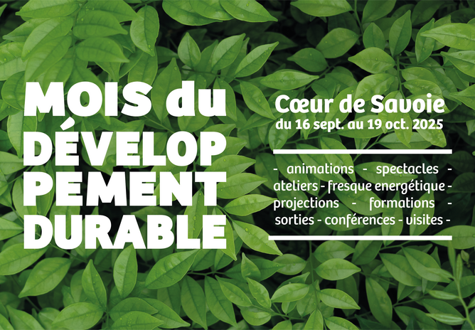Le mois du développement durable