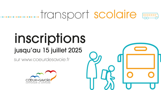 Inscriptions transport scolaire rentrée 2025/2026