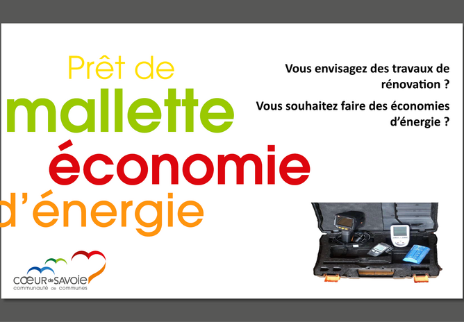 Nouveau ! Prêt gratuit d'une mallette "économie d'énergie"