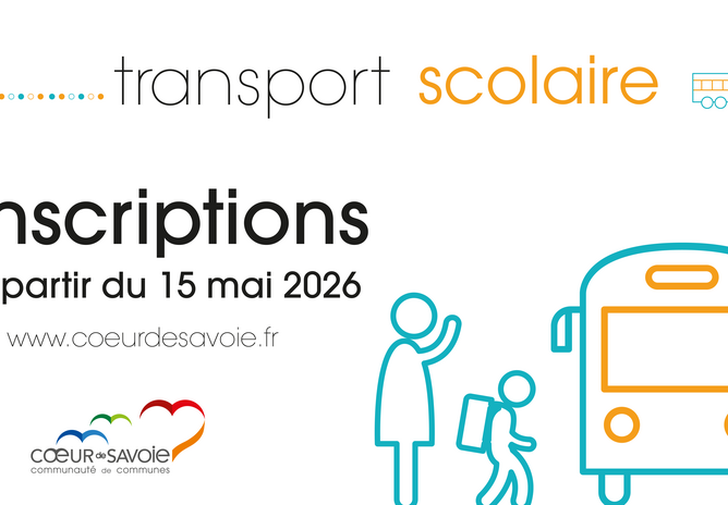 Inscriptions transport scolaire rentrée 2026/2027