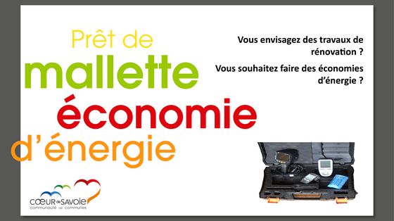 Nouveau ! Prêt gratuit d'une mallette "économie d'énergie"
