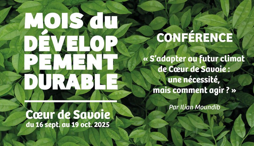 Conférence d'ouverture Mois du Développement durable