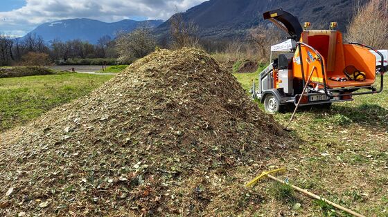 Broyage en déchèterie