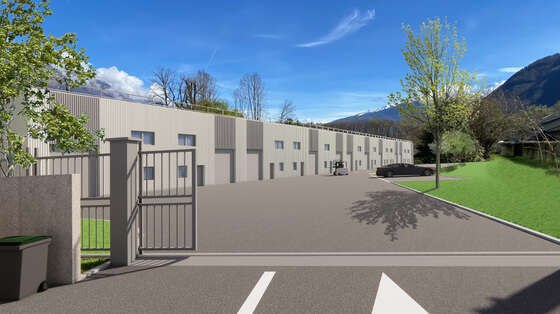 Ateliers de 150 m² en village d'entreprises à Chamoux- sur- Gelon