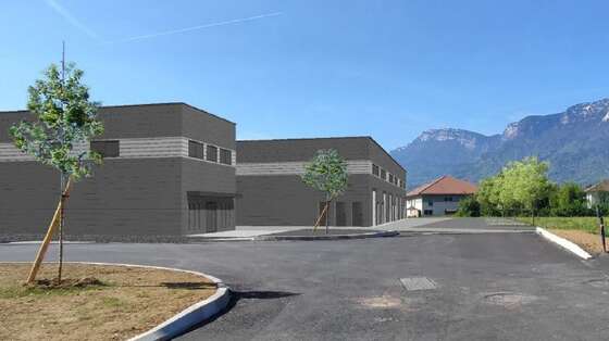 Locaux d'activité de 406 m² neufs sur Porte-de-Savoie